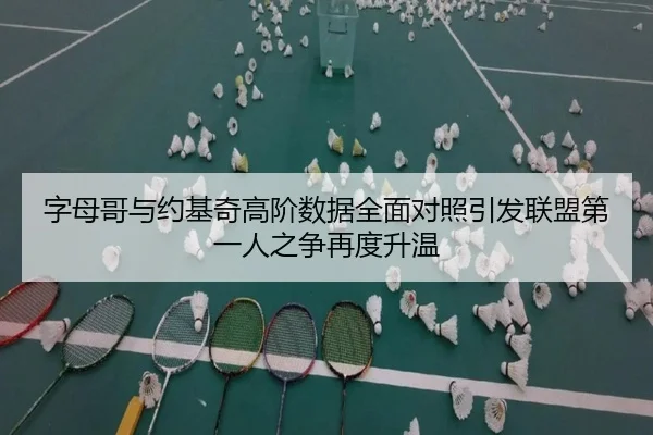 字母哥与约基奇高阶数据全面对照引发联盟第一人之争再度升温